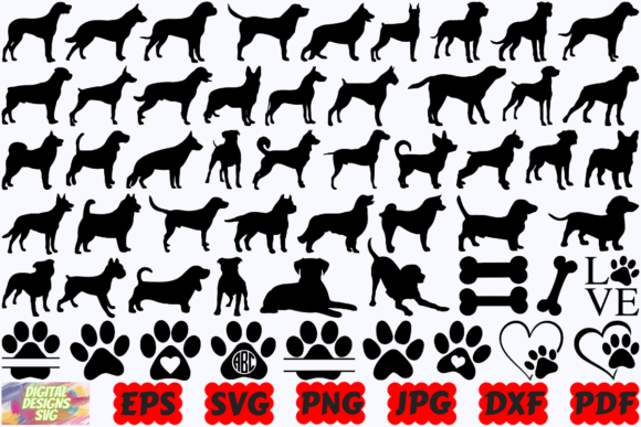 Dog Silhouette Cut Files: A Designer's Review