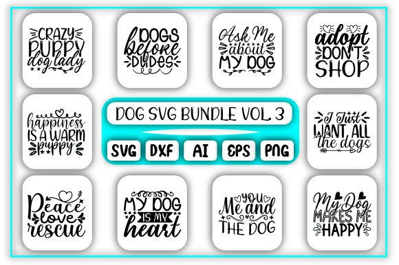 DOG SVG BUNDLE VOL. 3
