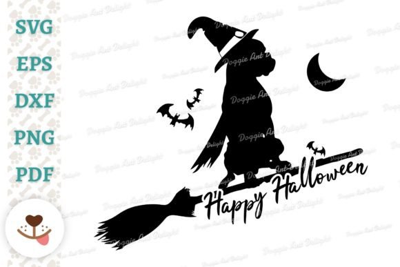 Happy Halloween Boxer Dog SVG Cut File