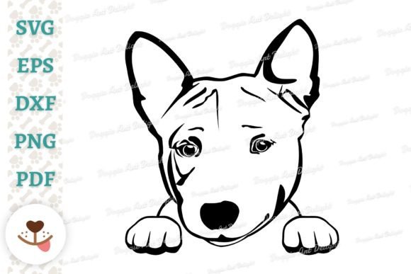 Peeking Basenji Dog Design Review