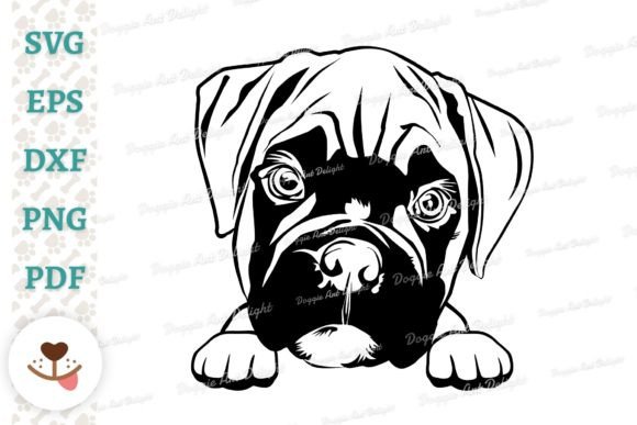 Peeking Boxer Puppy Dog Svg Png Dxf: A Hands-On Review